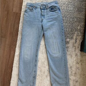 Levi's Women's Straight-Leg Jeans in Light Blue